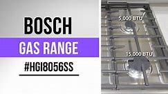 Bosch 30in Slide in Gas Range #HGI8056UC