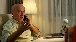 Home Office Businessman Talking Mobile Angry Stock Footage Video (100% Royalty-free) 24118171 | Shutterstock