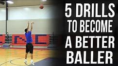 5 Shooting Drills to Become a Better Basketball Player l Individual Shooting Workout