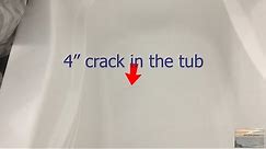 Acrylic Bathtub Repair | Cracked Tub Repair