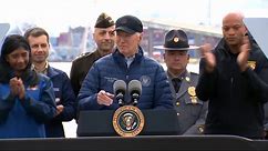 Biden tours collapsed Baltimore bridge and vows 'your nation has your back'