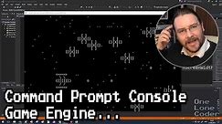 Command Prompt Console Game Engine
