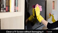 The Gentlest Method for Cleaning a TV Screen