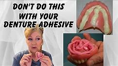 How To Apply Denture Adhesive To Your Dentures / Denture Adhesive For the Strongest Hold
