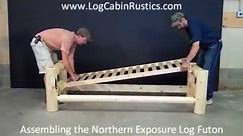 Assembling Log Furniture - Northern Exposure Log Futon
