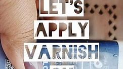How to apply varnish? Tricks and tips to apply varnish #trending #easyideas #youtubeshorts #ytshorts