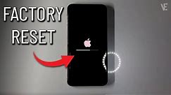 Factory Reset iPhone 15/14/13/12/11/SE/X | How To Hard Reset iphone & Erase All Data 🔃✅ 2024