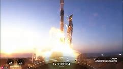 SpaceX launches 21 Starlink satellites from California at sunset, nails landing