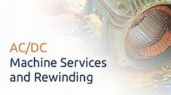 AC & DC Electric Motor Rewinding Services | Machine Shop