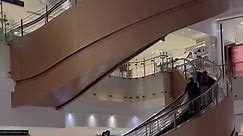 Have you ever seen an escalator of this kind before? Check out this spiraling one at a shopping center in east China's Shanghai! #spiral #escalator #Shanghai