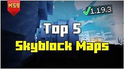 Top 5 Skyblock Maps for Minecraft 1.19.4! (2024)
