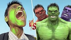 Hollywood Hulk Transformation In Real Life | Red Hulk vs Green Hulk vs Giant Thanos Hulk !