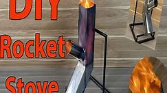 DIY rocket heating stove! Don't let your family drown in the cold