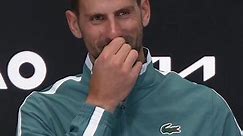 Novak Djokovic Press Conference Clip