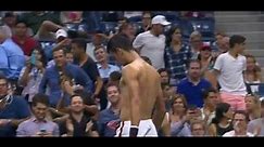 How a shirt-stripping, on-court tantrum fueled Novak Djokovic