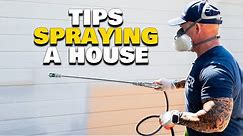 How To Spray A House With A Paint Sprayer. House Painting Instructions. home improvement painting