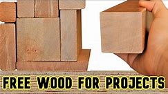 How I Get So Much Hardwood for Woodworking Projects for FREE!