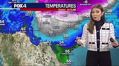 Dallas weather: January 14 morning forecast