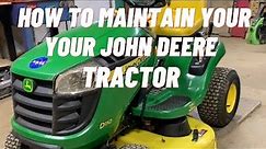 How to Service and Maintain Your John Deere Tractor D110 and E110