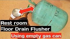 floor drain clog removal - how to diy floor drain clogged flusher