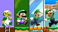 Evolution of Luigi in the Super Mario Series (1985-2019)