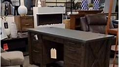 Rustic executive desk with 2 locking file drawers ~ $839 68w x 28d x 30h Comment SOLD MESSAGE US YOUR EMAIL to call dibs. Please pay invoices sent within the hour, or items will go to the next in line. (Invoices sent within business hours) *Disclaimer: all our items are new, but due to the liquidation process, items may have slight cosmetic imperfections. Any substantial damage will be mentioned. | Home Shack Waco