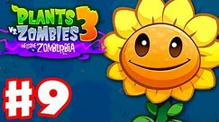 Need More Sun at Night! - Plants vs. Zombies 3: Welcome to Zomburbia - Gameplay Walkthrough Part 9