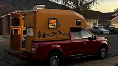 I built this truck camper in my garage - The Full Tour! 😎 #diytruckcamper