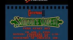 Castlevania II - Simon's Quest (NES) Music - Game Over