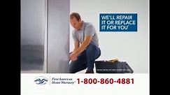 First American Home Warranty Plan TV Spot, 'Repair or Replace'