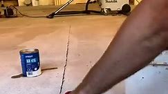 The best concrete crack repair method. Also known as a stitch repair. | New Jersey Decorative Concrete Supply