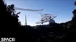 Arecibo Observatory Destruction Captured by Drone and Control Room