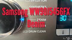 Samsung WW90J5456FX: Denim