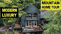 MODERN LUXURY MOUNTAIN HOME! Off-Grid Black Designer Home (Full Tour)