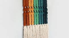 Easy & Colorful Macrame Wall Hanging (Free Pattern and Tutorial!)