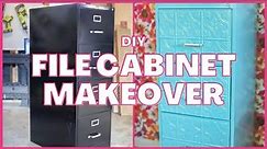 DIY | Metal File Cabinet Makeover (❤️ Thrift Store Furniture Makeovers!)