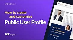 How to create and customize a WordPress User Profile | JetEngine Plugin