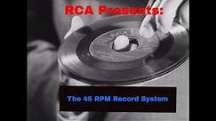 NEW RCA 45 RPM RECORD SYSTEM & RECORD PLAYER PROMOTIONAL FILM VINYL RECORDS XD10544a
