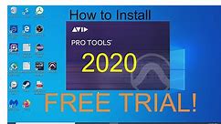 How to install Pro Tools (2020) (Windows 10)