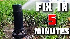 How To Replace A Sprinkler Head In 5 Minutes - Orbit, Hunter, Rainbird
