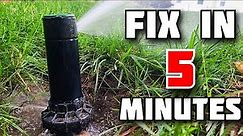 How To Replace A Sprinkler Head In 5 Minutes - Orbit, Hunter, Rainbird