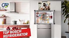 (INTRO) TOP BOSCH INTRO 800 Series French 4 Door Refrigerator in Stainless Steel w/Dual Compressor