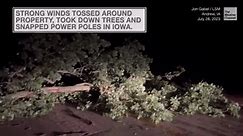 Storm Damage In IA After Severe Storms Strike