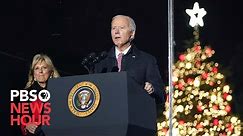 WATCH LIVE: Bidens join National Christmas Tree Lighting ceremony in Washington, D.C.