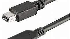 StarTech.com 1m / 3.3ft USB-C to Mini DisplayPort Cable - 4K 60Hz - Black - USB 3.1 Type C to mDP Adapter (CDP2MDPMM1MB)