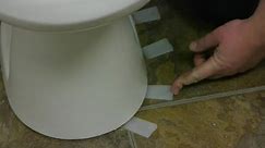 How to Set a Toilet on an Uneven Surface : Toilet Maintenance