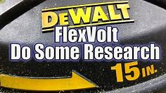 DEWALT FlexVolt 60V String Trimmer Review - DCST970X1