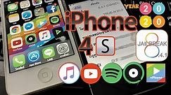 iPhone 4s iOS 8.4.1 in Year 2020 with Entertainment Apps It's working