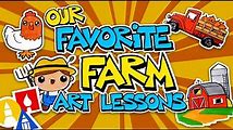Learn to Draw a Farm Tractor and Animals