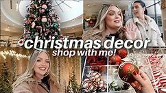 NEW CHRISTMAS DECOR SHOP WITH ME! 🎄✨ Pottery Barn + Crate & Barrel 2023